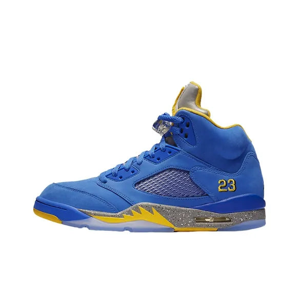 JORDAN AIR JORDAN 5 RETRO 'LANEY VARSITY ROYAL' SNEAKERS