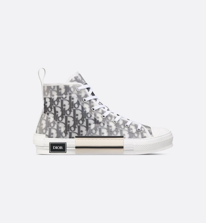 B23 High-Top Sneaker
White and Black Dior Oblique Canvas