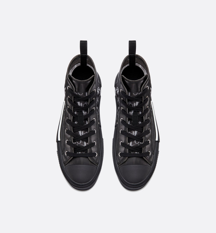 B23 High-Top Sneaker
White and Black Dior Oblique Canvas