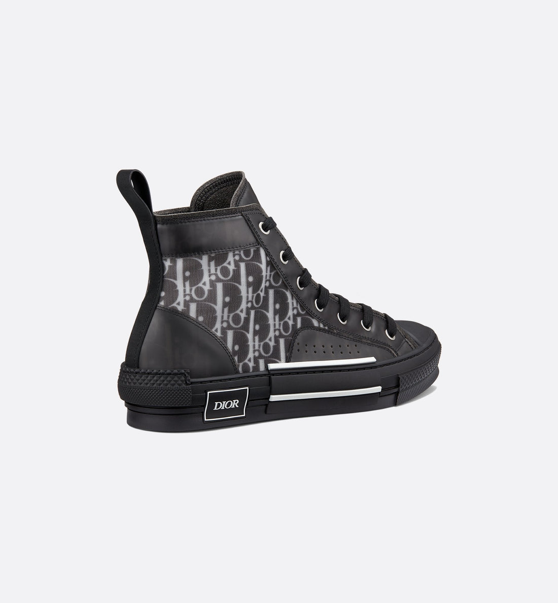 B23 High-Top Sneaker
White and Black Dior Oblique Canvas