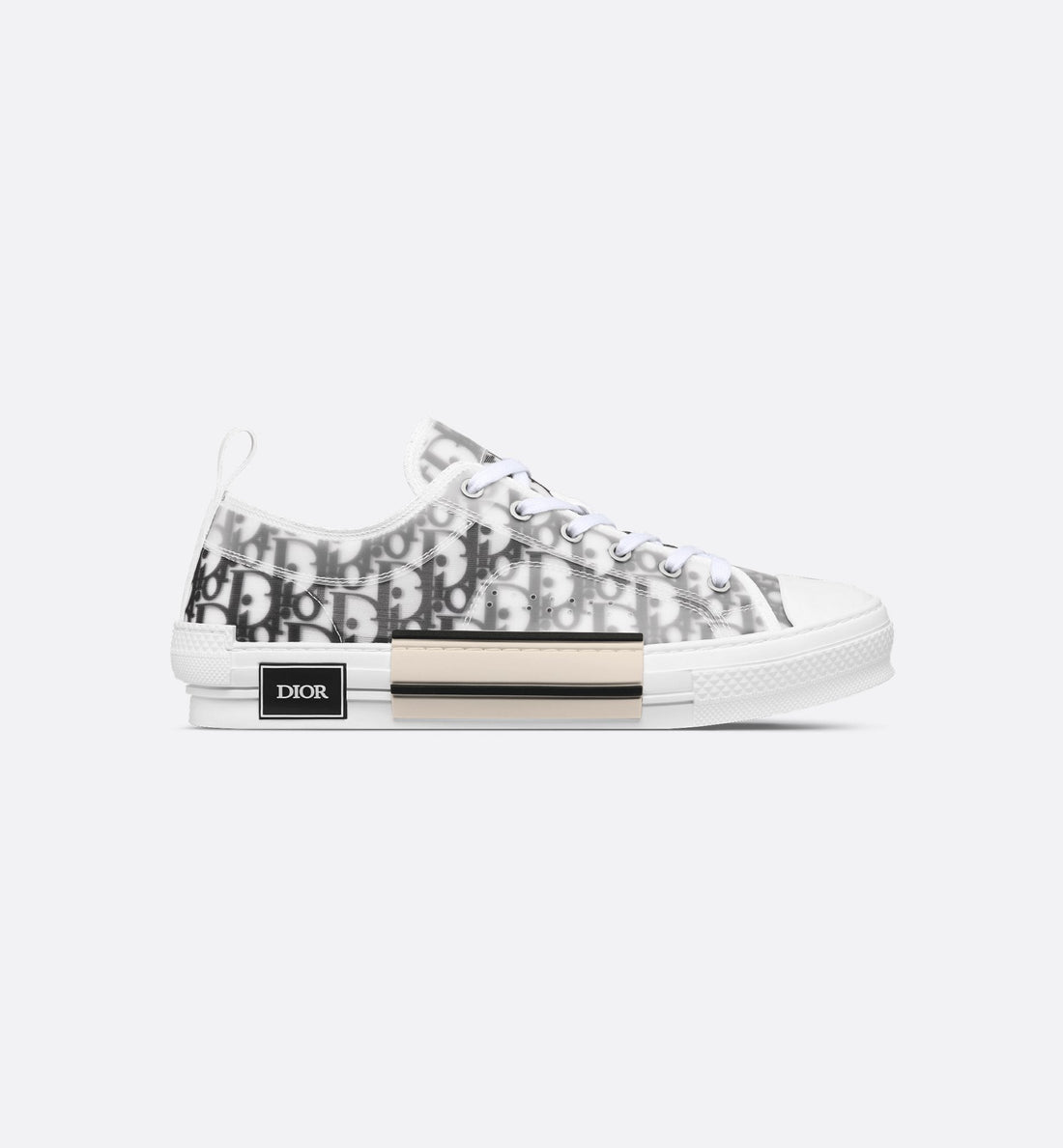 B23 Low-Top Sneaker
White and Black Dior Oblique Canvas