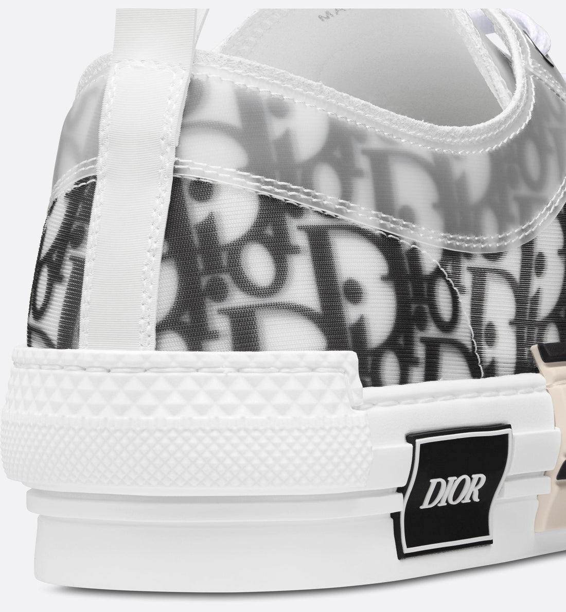 B23 Low-Top Sneaker
White and Black Dior Oblique Canvas