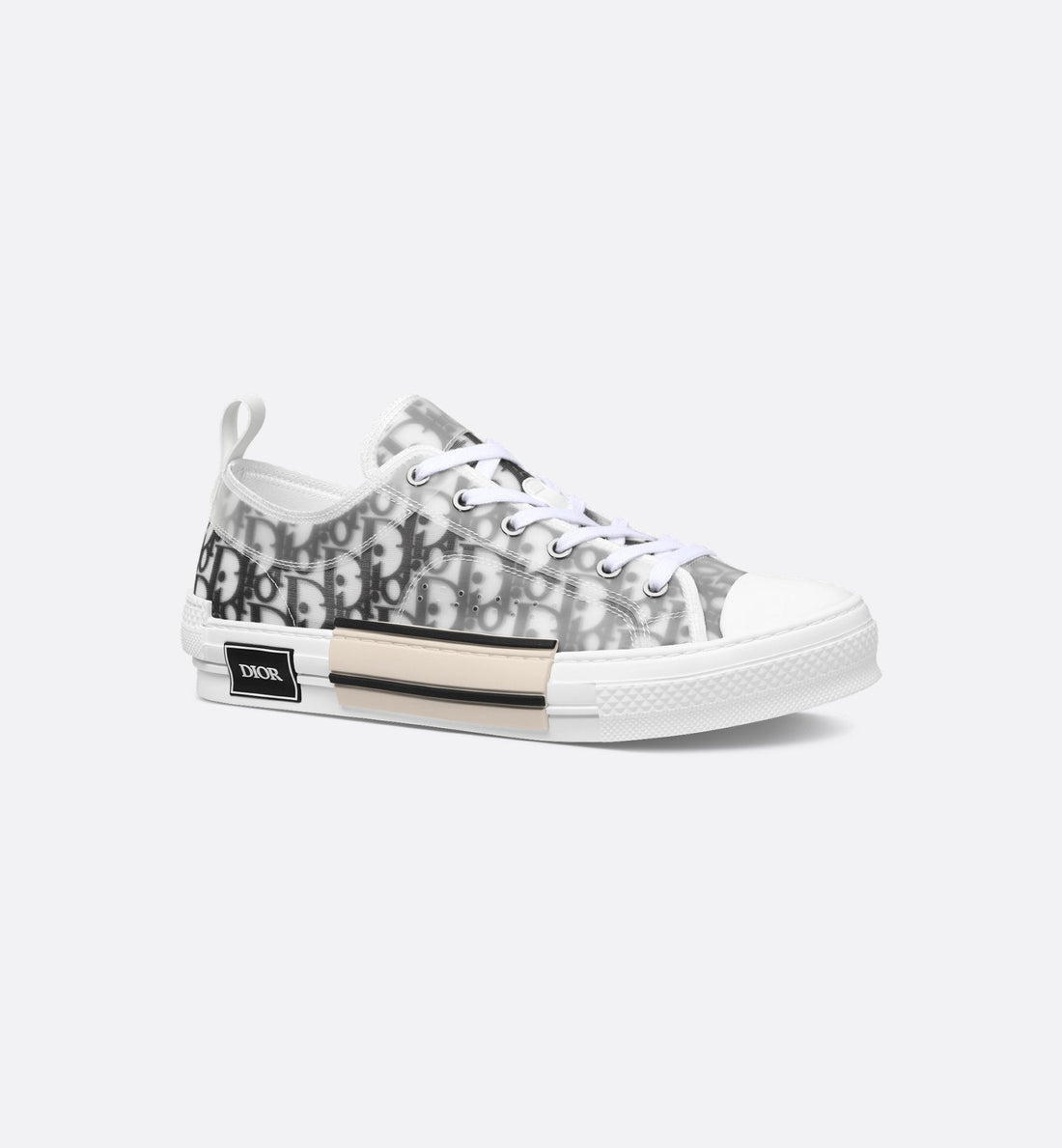 B23 Low-Top Sneaker
White and Black Dior Oblique Canvas