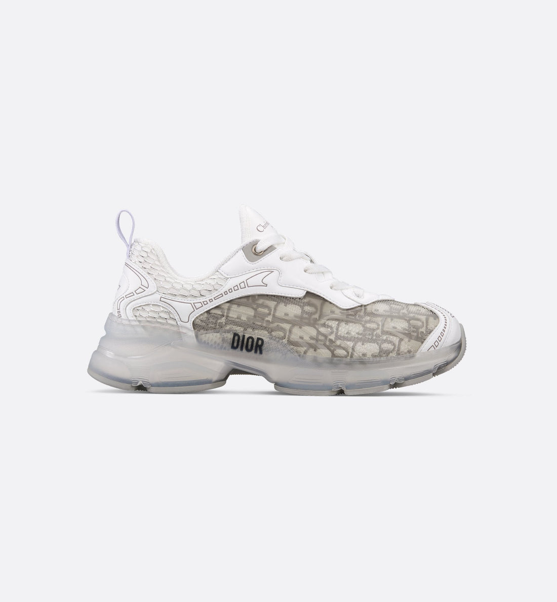 Dior Vibe Sneaker
Gray Dior Oblique Technical Fabric and Transparent Rubber