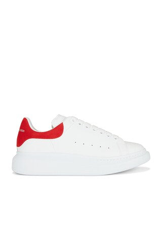 Men's Oversized Sneaker in White/lust Red