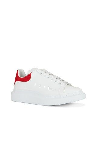 Men's Oversized Sneaker in White/lust Red