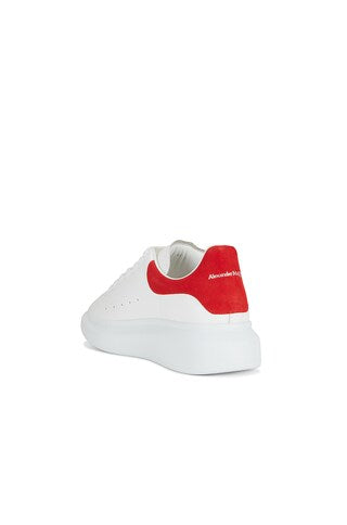 Men's Oversized Sneaker in White/lust Red