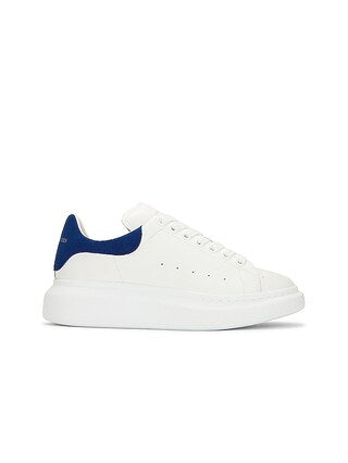 Men's Oversized Sneaker in White/Paris Bleu