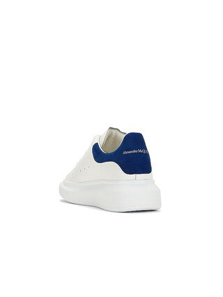 Men's Oversized Sneaker in White/Paris Bleu